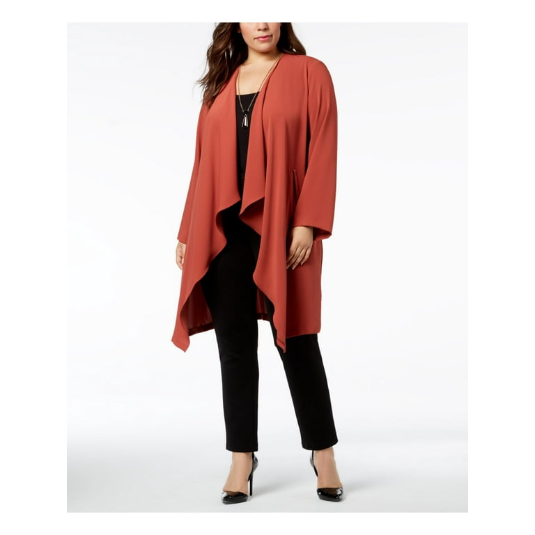 Burgundy cheap duster jacket