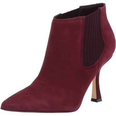 NINE WEST Womens Sofia Ankle Boot 9 Red