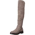 thumbnail image 1 of NINE WEST Womens Tread2 Over-The-Knee Boot 8.5 Charcoal Suede, 1 of 7
