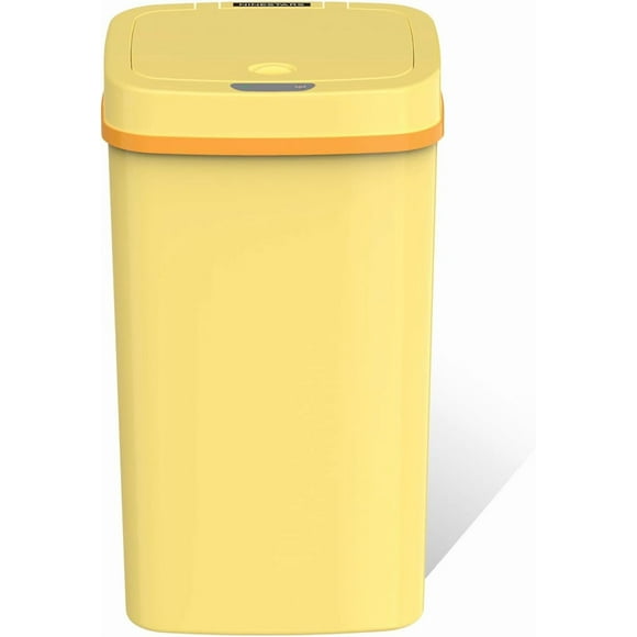 NINESTARS NPT-16-1BL Automatic Touchless Motion Sensor Diaper Disposal Trash Can with lid, 4.2 gallon/16 L, Baby Blue Plastic