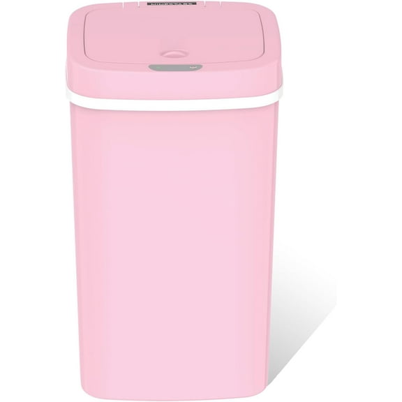 Ninestars NPT-16-1PK Automatic Touchless Motion Sensor Diaper Pail, Pink, 1 Count