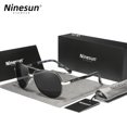 thumbnail image 1 of NINESUN Unisex UV400 Sunglasses Polarized Pilot Style Alloy Frame, 1 of 5