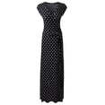 thumbnail image 1 of NINEXIS Women's V-Neck Short Sleeve Maxi Wrap Dress, 1 of 3