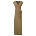 thumbnail image 1 of NINEXIS Women's V-Neck Short Sleeve Maxi Wrap Dress, 1 of 4