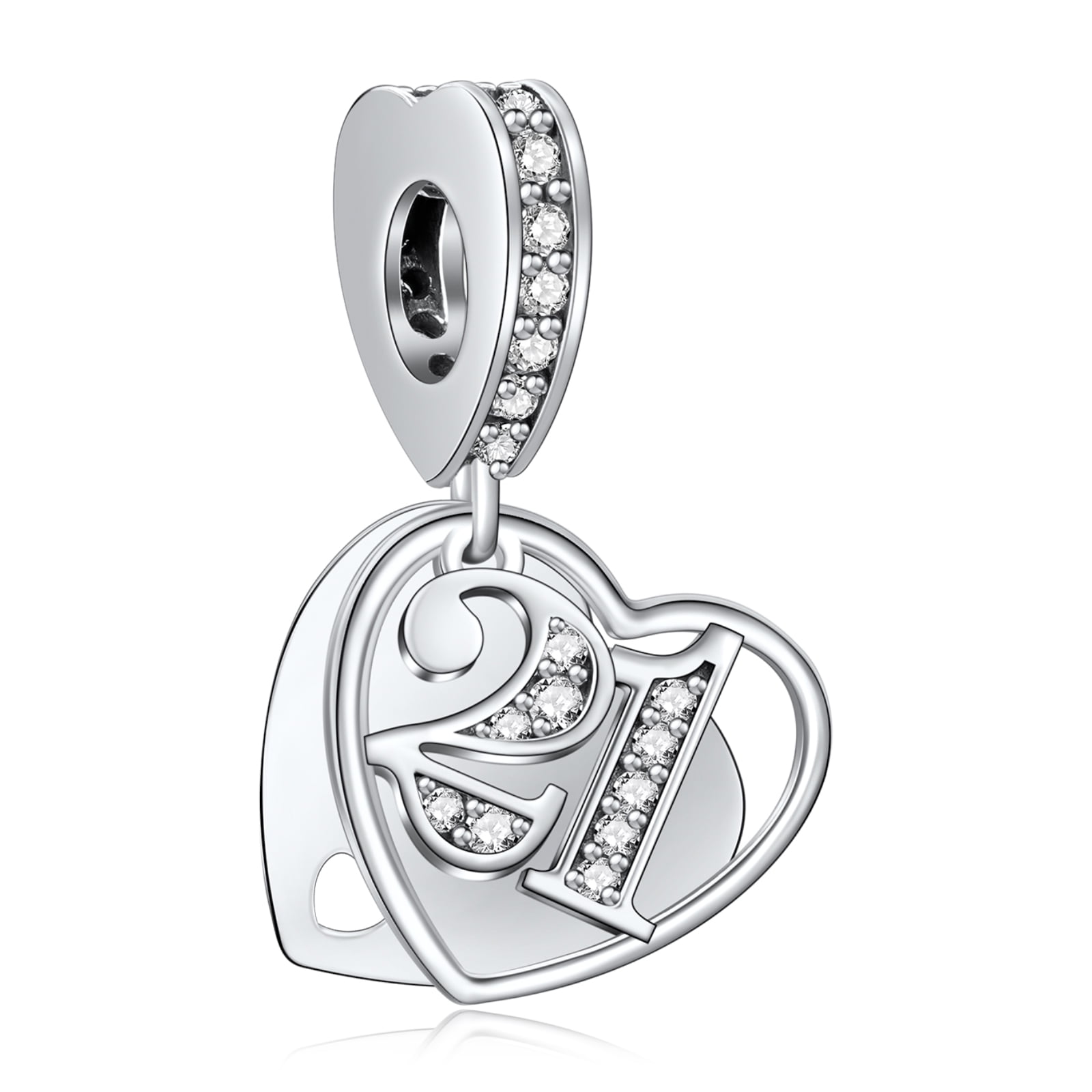 18th Birthday Charms for Pandora Bracelet. 18 Birthday Age Charm – Charms  For Bracelets