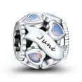 thumbnail image 1 of Erizteya 925 Sterling Silver Charm for Bracelets June Birthstone Women Bracelet Charms, 1 of 6