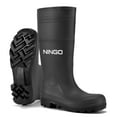 thumbnail image 1 of NINGO Waterproof Rubber Steel Toe Rain Boots for Men,Black Size 11, 1 of 8