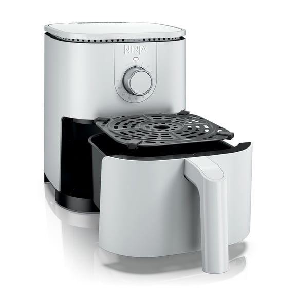 Ninja Mini 2 Qt Air Fryer w/ Quick Set Timer, Compact and Nonstick, AF080 White