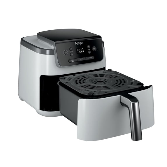 Ninja Air Fryer Pro XL 5-Qt, 3-in-1, 400°F Air Crisp Technology, Nonstick Crisper Plate, AF140WMWH White