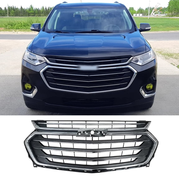 NINTE Chrome Grille for 2018-2021 Chevrolet Traverse 84344487