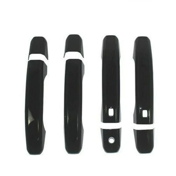 NINTE Door Handle Cover for 2014-2021 GMC Sierra Chevy Silverado W/2 Smart Keyhole