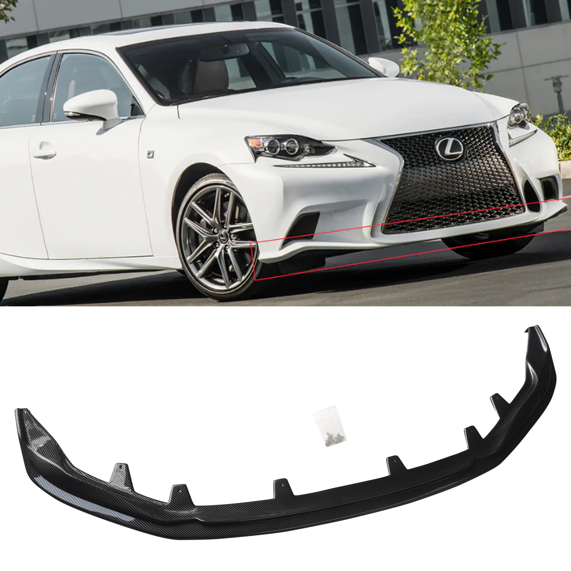 2014 lexus is350 f sport front lip deals