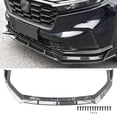 thumbnail image 1 of NINTE Front Bumper Lip for 2023-2024 Honda CR-V CRV ABS 3 Pieces Spoiler Splitter Carbon Fiber Look, 1 of 16