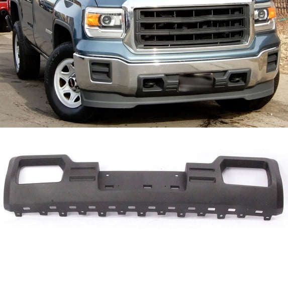NINTE Front Bumper Skid Plate for 2014-15 GMC Sierra 1500 Matte Black 22902312
