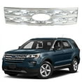 thumbnail image 1 of NINTE Front Grill Cover for Ford Explorer 2018 2019 XLT Limited Sliver Overlay Trim, 1 of 1