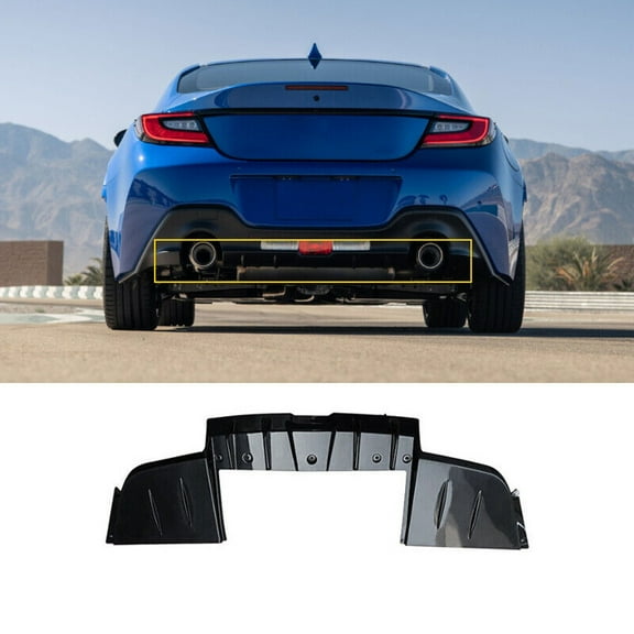 NINTE Rear Diffuser for 2022 2023 Subaru BRZ Toyota GR 86 GR86 ABS Rear Bumper Lip Gloss Black Style