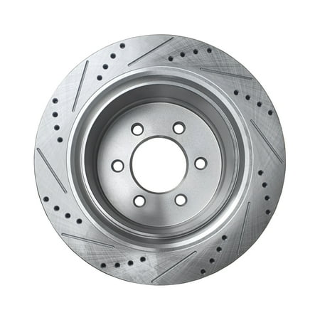 NINTE Rear Drilled Brake Rotors for 2012 2013 2014 2015 2016-2020 Ford F-150 2PCS