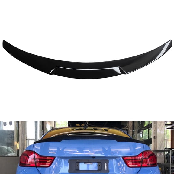 NINTE Rear Spoiler Wing for 2014-2020 BMW 4 Series F36 430i 435i 440i 4Dr M4 Style Gloss Black