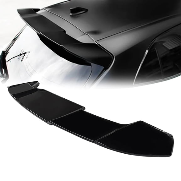NINTE Rear Spoiler for 2019-2023 Toyota Corolla Hatchback ABS Tail Trunk Wing Gloss Black