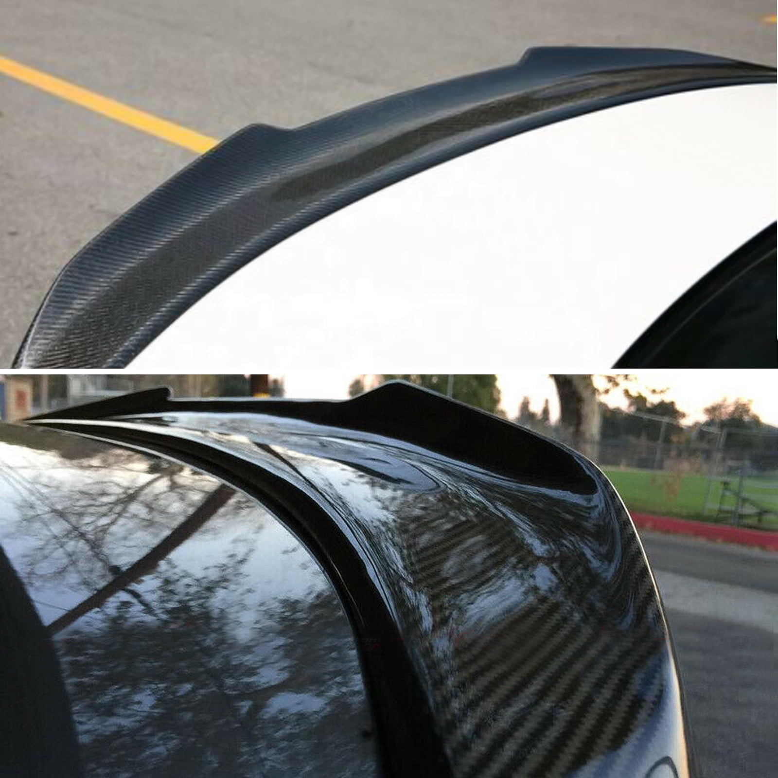 Carbon Fiber Rear Trunk Spoiler For Infiniti Q50 2014-2024 – M4 Type Style - View #2