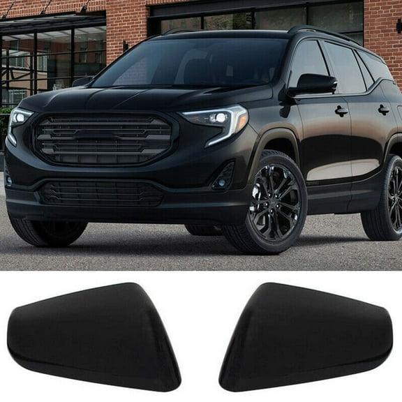 NINTE Rear View Mirror Covers Caps for 2018-2024 Chevy Equinox & GMC Terrain 2PCS