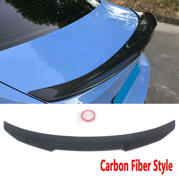 NINTE Rear Wing Spoiler 2021 2022 BMW 4 Series G22 M4 G82 PSM Style Carbon Fiber Style Spoiler