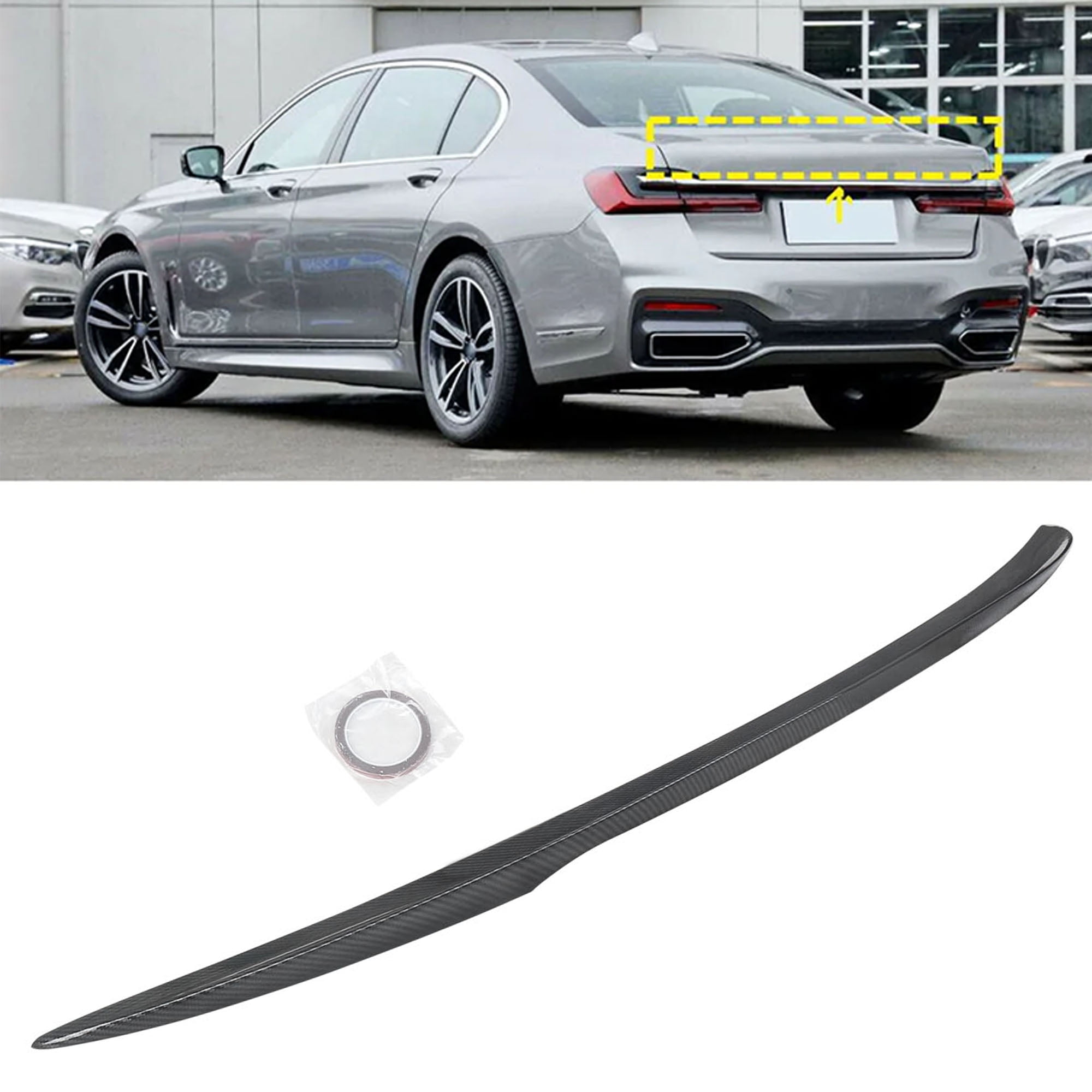 7 Series G11 NW Style Dry Carbon Spoiler