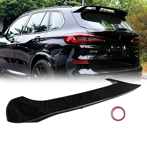NINTE Roof Spoiler for 2019-2023 BMW X5 G05 ABS Rear Trunk Wing Spoiler Gloss Black