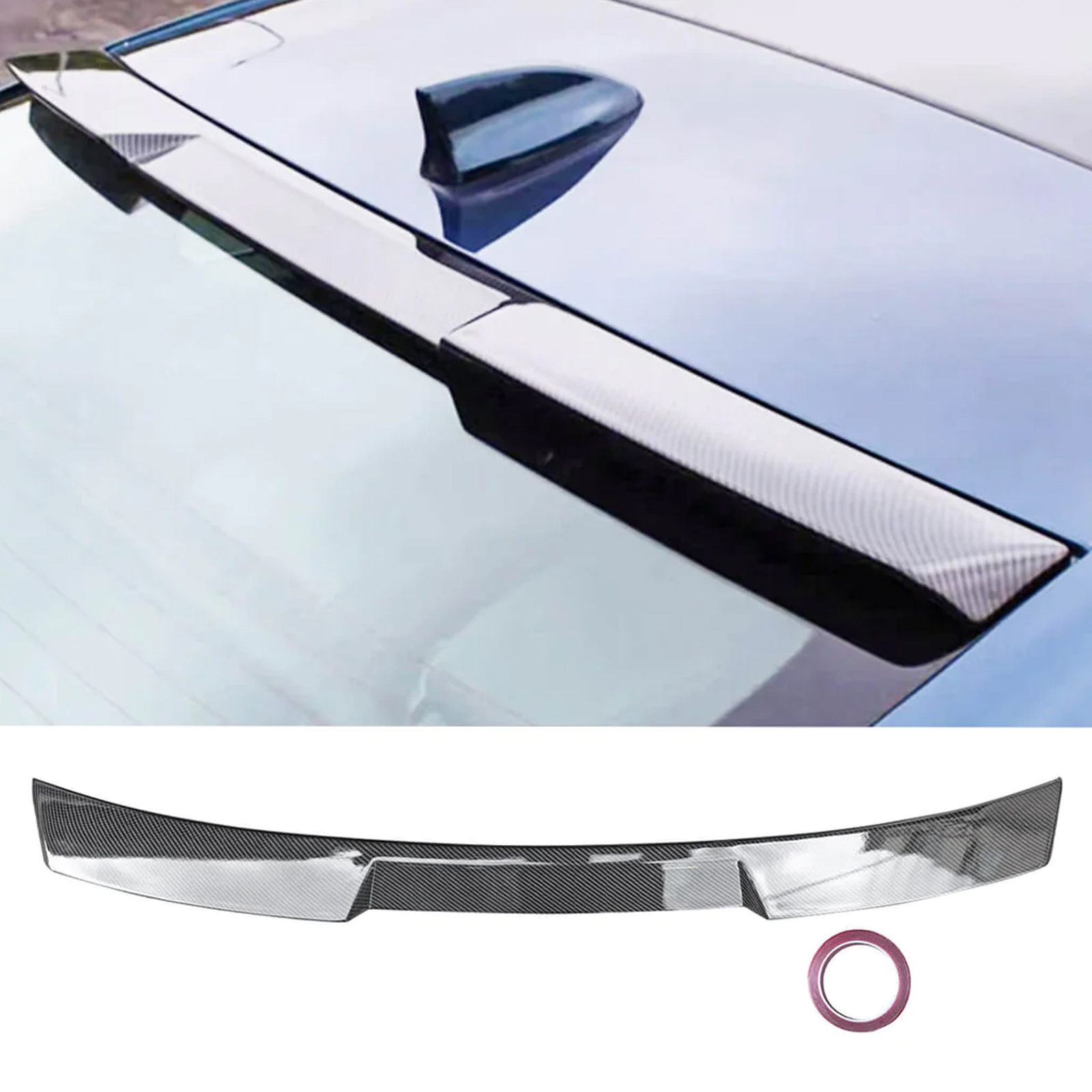 NINTE Roof Spoiler for 20232024 Honda Accord ABS Rear Window Spoiler
