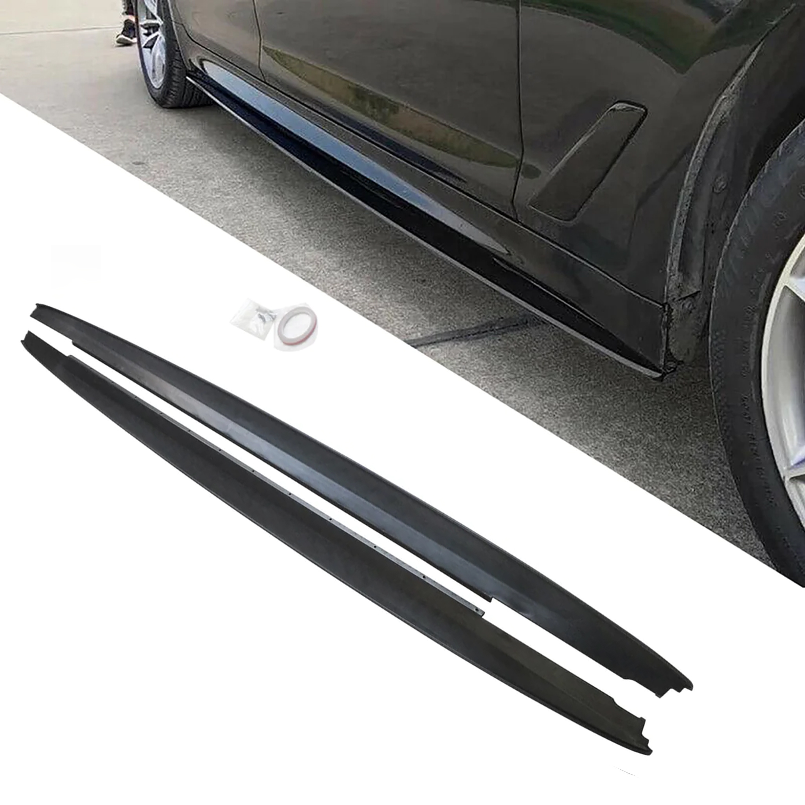 NINTE Side Skirt for 20172023 BMW 5 Series G30 G31 M Sport 540i Rocker