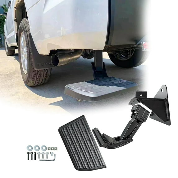 NINTE for 2022 2023 Toyota Tundra Retractable BedStep Matte Black