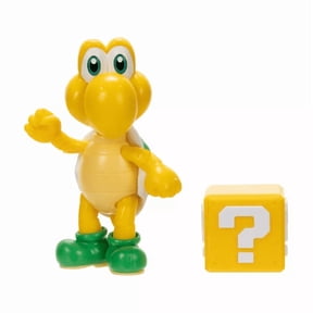 NINTENDO 4" KOOPA TROOPA FIGURE WITH QUESTION BLOCK