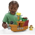 thumbnail image 1 of Fisher-Price Little People My Mario Bowser’s Airship & Figure Set Toddler Toy for Pretend Play, 1 of 7