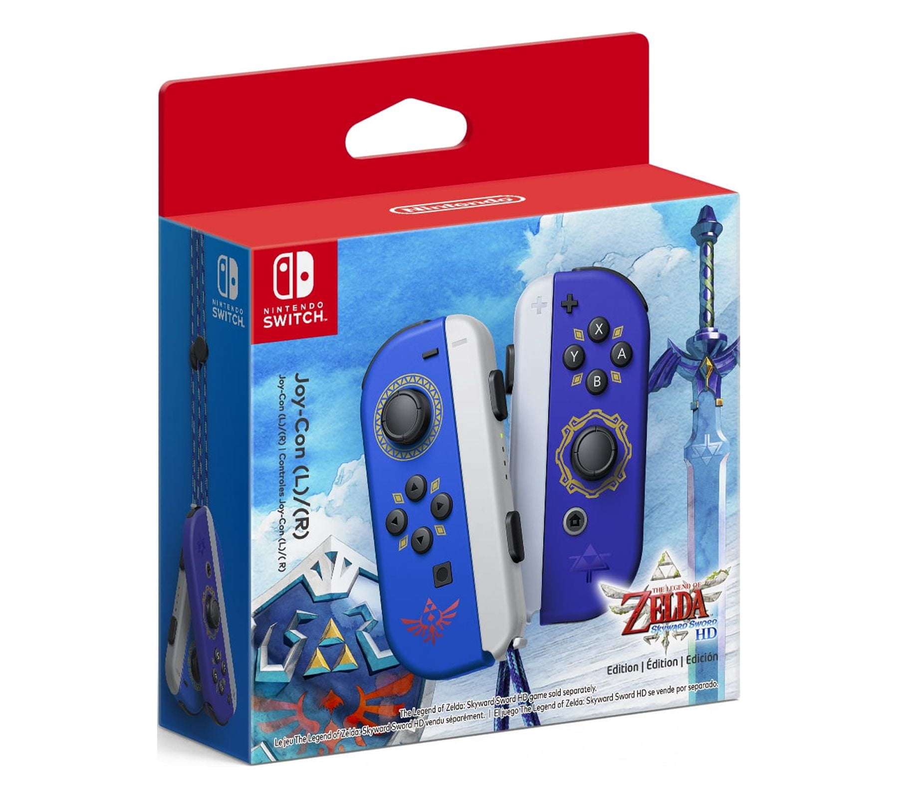 Nintendo Joy-Cons: Legend of Zelda Skyward Sword Edition