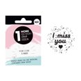 thumbnail image 1 of NIO I Miss You Heart in Space Design and Voucher Code for Personalized Stamp Design, 1 of 1