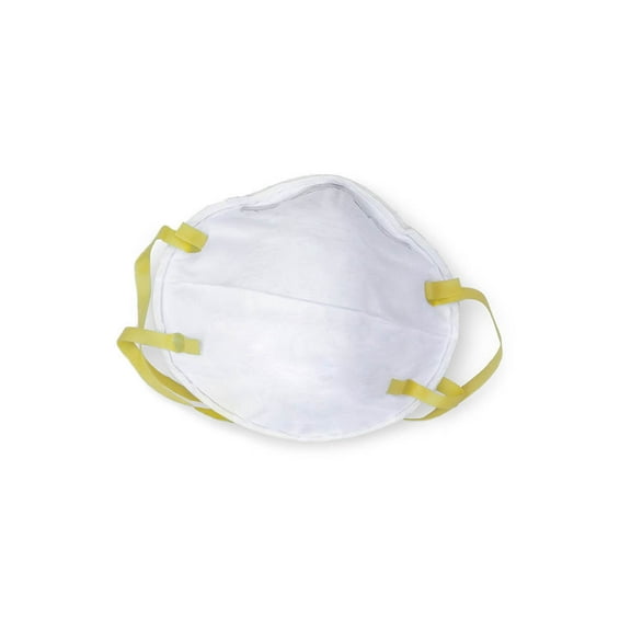 NIOSH N95 Disposable Particulate Respirator Mask Filters Viruses - 10 Count Pack