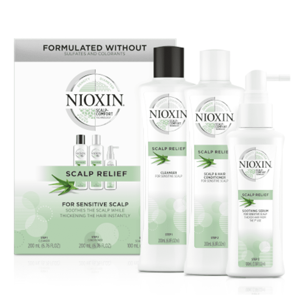 NIOXIN SCALP RELIEF for SENSITIVE SKIN SET - Walmart.com