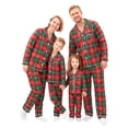 thumbnail image 1 of NIPAXO Family Matching Christmas Pajamas Set Long Sleeve Button-Down Holiday Sleepwear Classic Tartan Plaid Lounge Set for Dad Mom Kids, 1 of 10