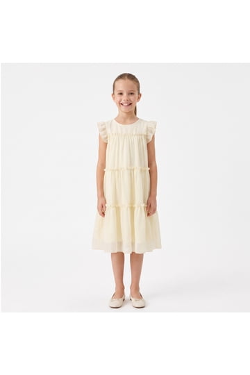 dress lined Linen A-Line Dress - Elegant Tie Waist, V-Neck & Classic Colors