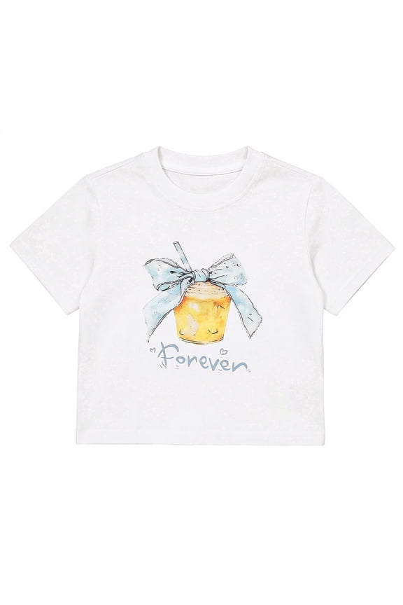 Girls T-Shirt Short Sleeve Cute Cartoon Dog Flower Graphic Crewneck Soft Cotton Blend Pullover Tee Shirt for Girls
