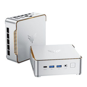 NIPOGI H2 Mini PC Intel Core i5-14450HX 16GB DDR4 512GB PCIe4.0 SSD Win11 Pro WiFi 6 3-Screen 4K Silver