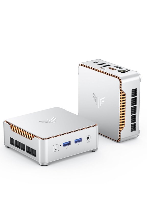 Hyper H2 Mini PC Intel Core i9-14900HX 32GB DDR4 1TB PCIe4.0 SSD Win11 Pro WiFi 6 3-Screen 4K Silver
