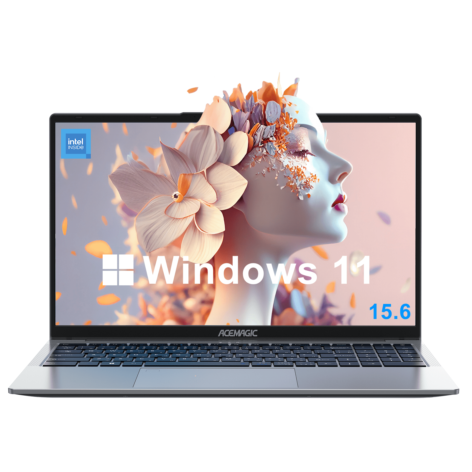 NIPOGI LX15 15.6 in FHD Laptop Intel Alder Lake N97 8GB DDR4 256GB SSD ...