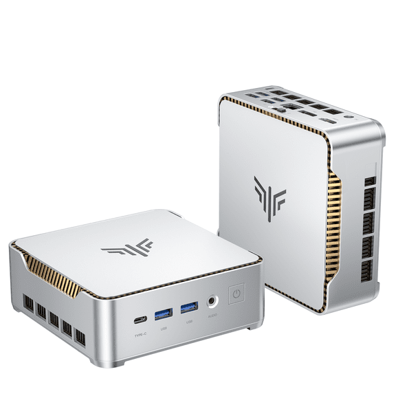 NIPOGI Mini PC AMD Ryzen 3 7330U 16GB LPDDR4X 256GB SSD, Triple 4K Display, WiFi 5 BT4.2, Gigabit Ethernet, Windows 11 Pro