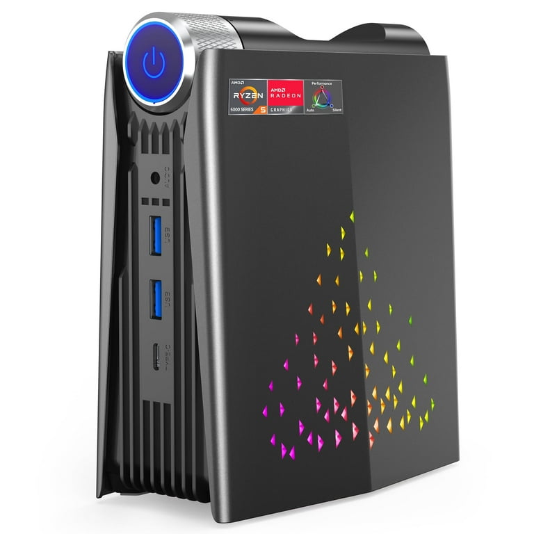 NIPOGI S3A Mini PC with AMD Ryzen 7 5700U, 16GB RAM, 512GB