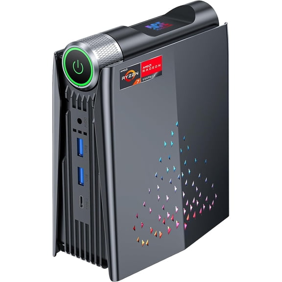 NIPOGI S3A Mini PC with AMD Ryzen 7 6900HX, 32GB RAM, 1TB SSD, Windows 11 PRO