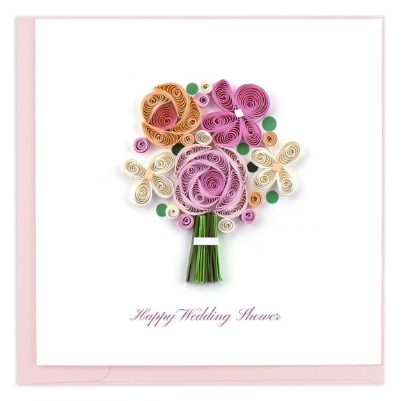 NIQUEA.D, Bridal Shower Bouquet Wedding Card