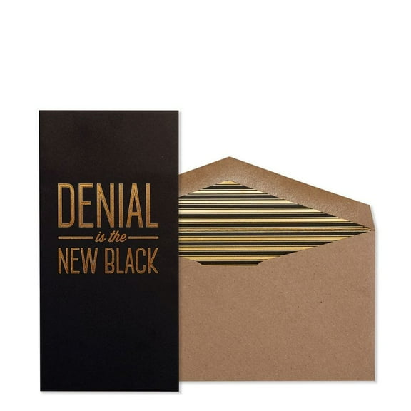 NIQUEA.D, Denial is the New Black Birthday Card