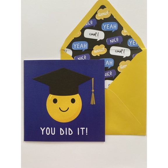 NIQUEA.D, Emoji Grad Graduation Card