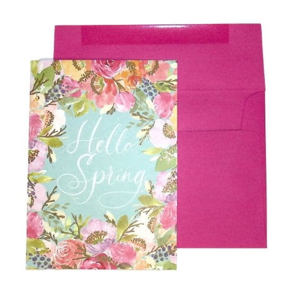 NIQUEA.D, Hello Spring Floral Easter Card